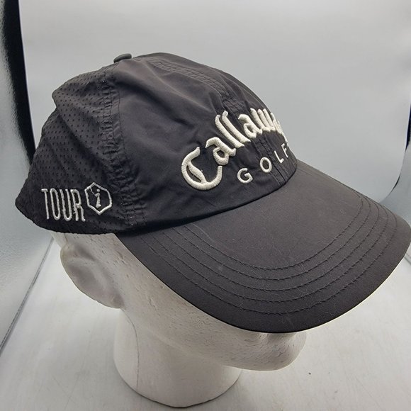Callaway Golf FT-5 Tour i Adults Golf Hat Cap Black Ligthweight Comfort Casual - Picture 2 of 9